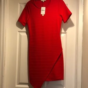 Mini red dress.  Never worn. New with tag
